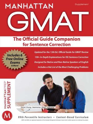cover image of Official Guide Companion for Sentence Correction
